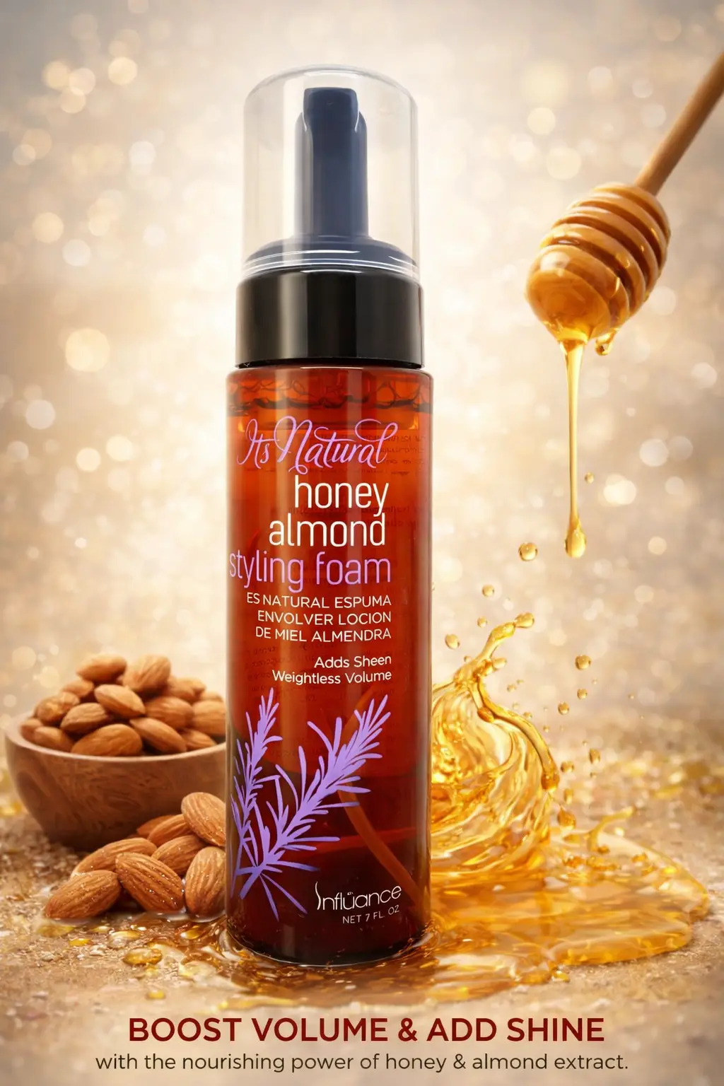 HONEY ALMOND STYLING FOAM